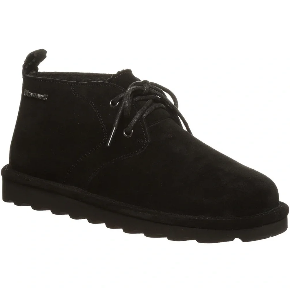EUC Bearpaw Skye Black Chukka Boots 8